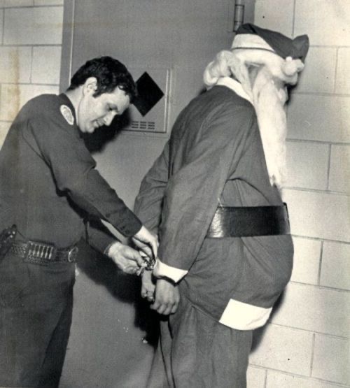 Santa Caught Red-Handed