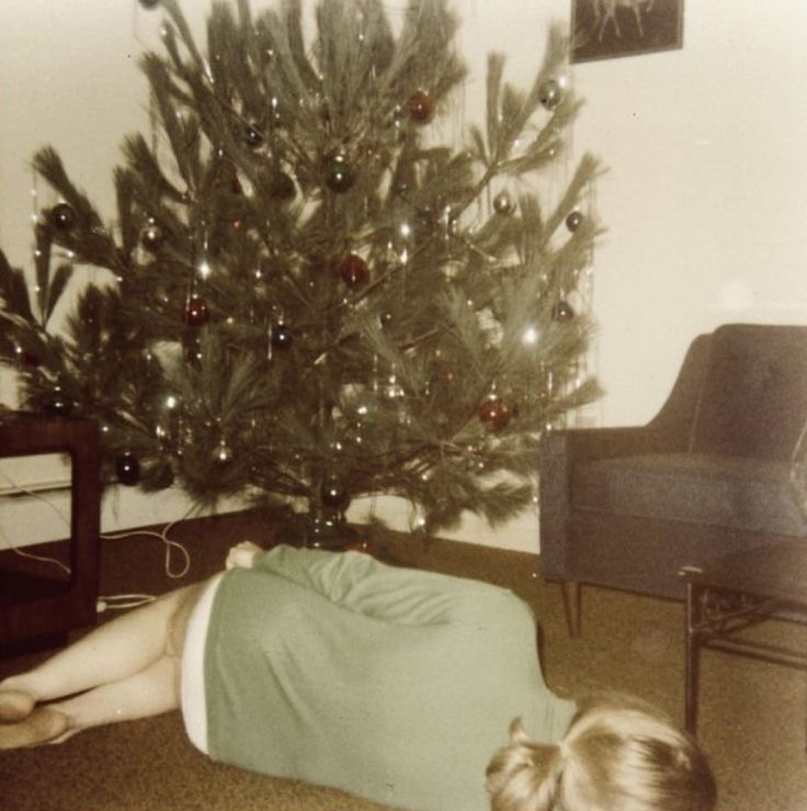 Mandatory Christmas Meltdown by the Tree