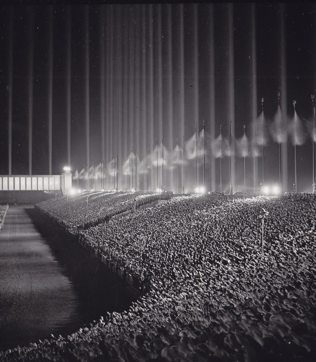 The Cathedral of Light, Nuremberg rally, 1937