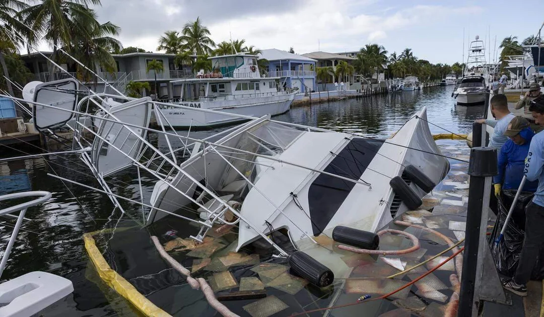 Sinking in a dramatic way