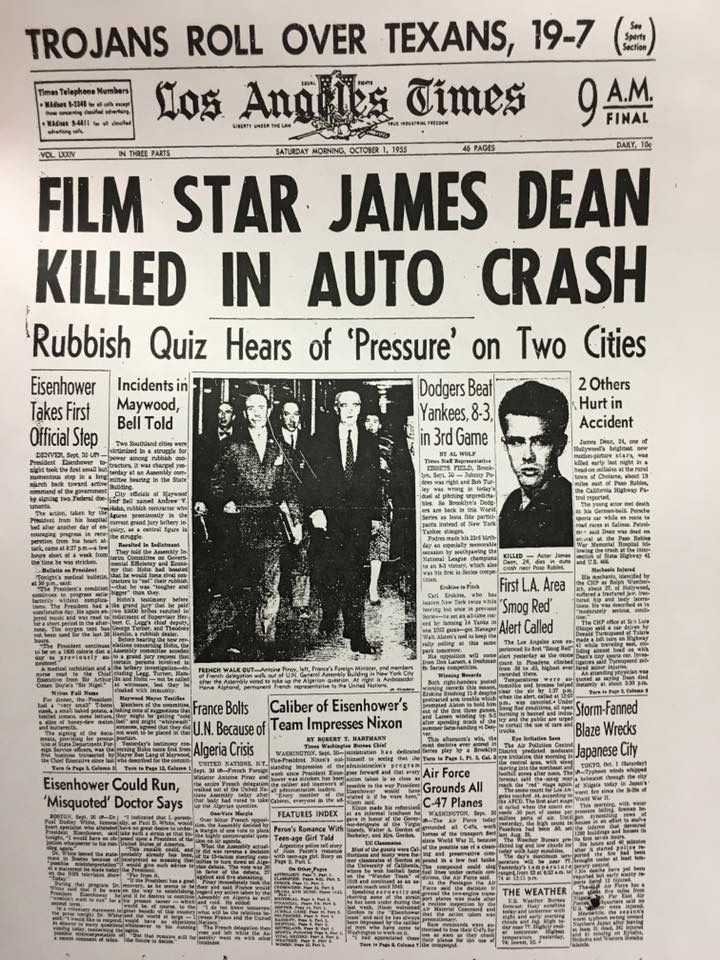 The Death of James Dean (1955)