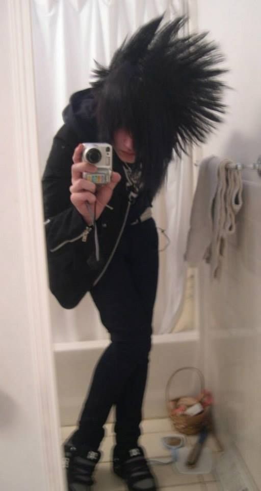 Emo Guy With Huge Hair