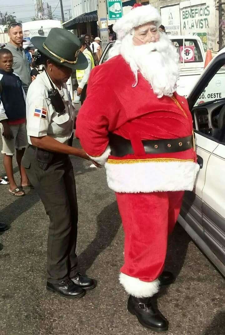 Santa Getting Arrested Again
