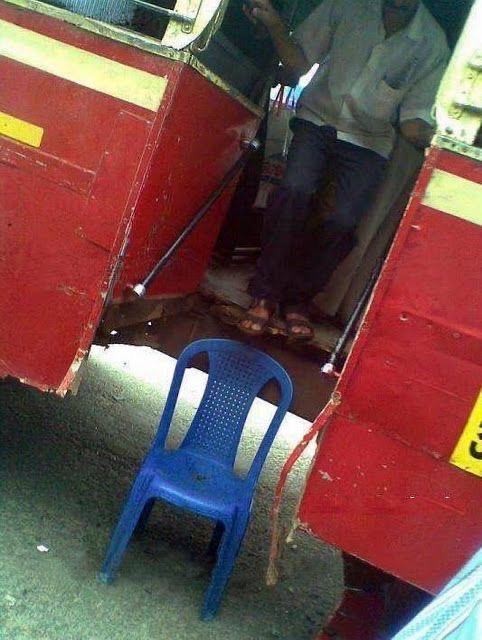 Chair Instead of the Stairs