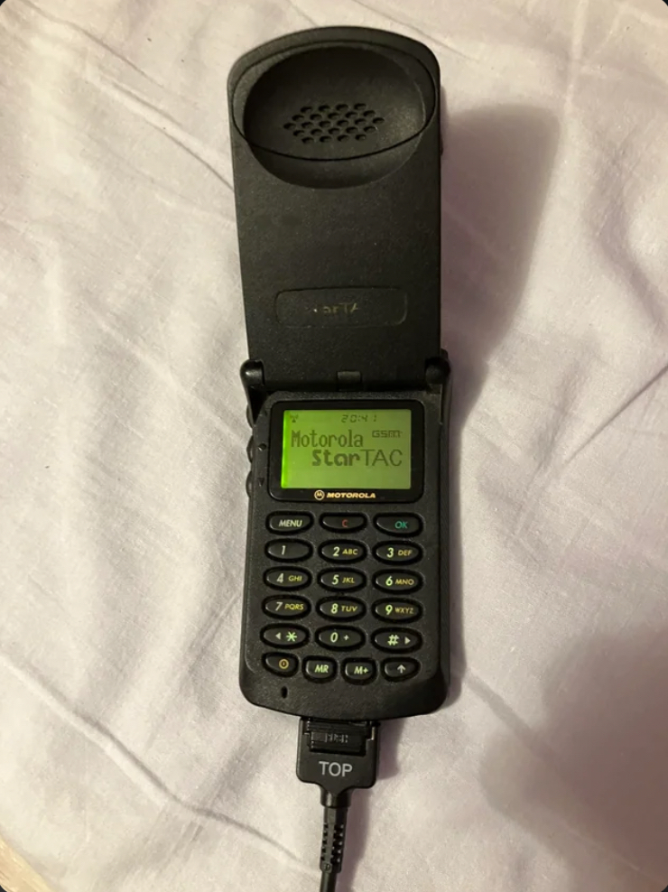 Motorola StarTAC (flip phone pioneer)