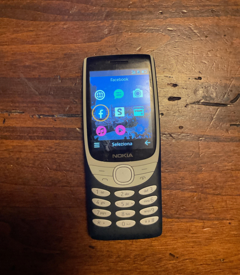 Nokia 8210 (tiny candybar phone)