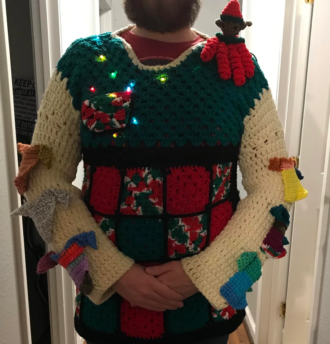 Crochet ugly sweater