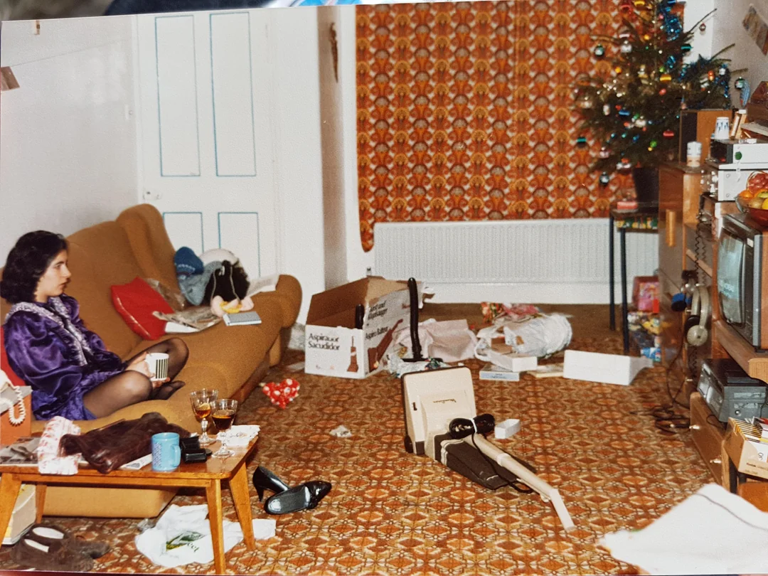 Christmas morning aftermath