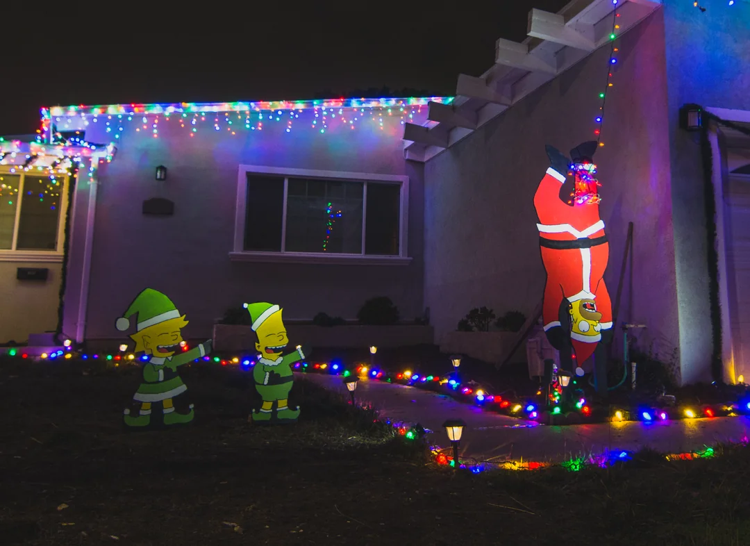 Simpsons themed deco