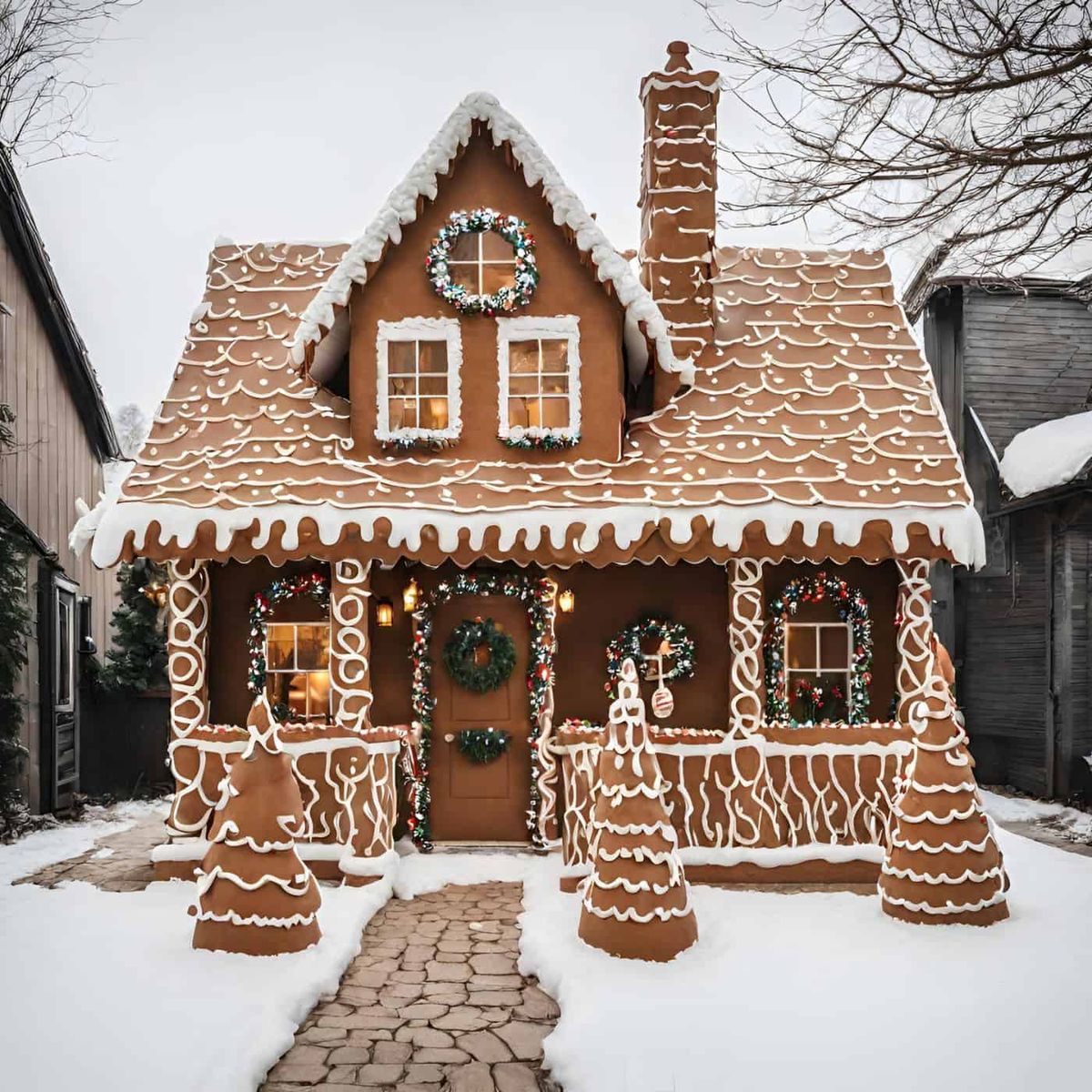 Gingerbread house that went too far