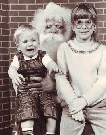 Child Crying on Santa’s Lap