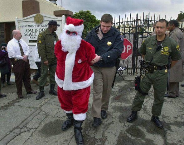 Santa Arrested