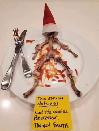 Roasted elf for dinner
