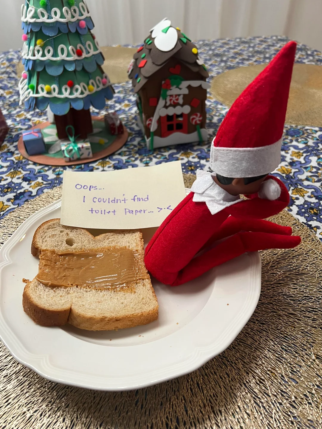 Peanut butter accident