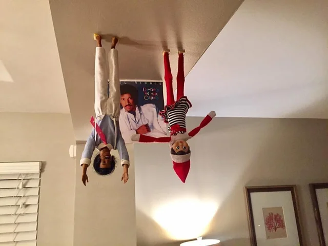 Upside down with Lionel Richie