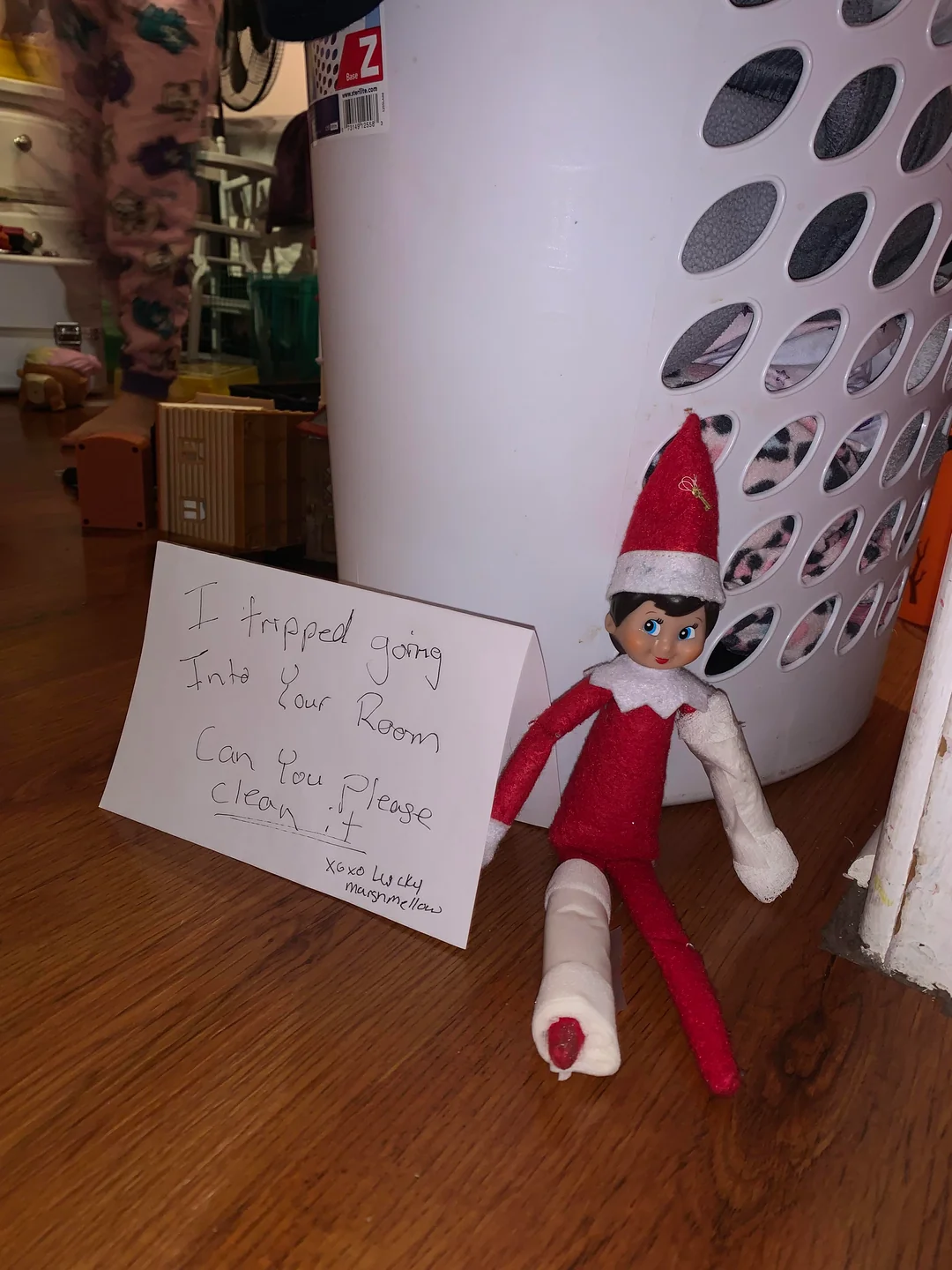 Lucky Mashmellow had an injury