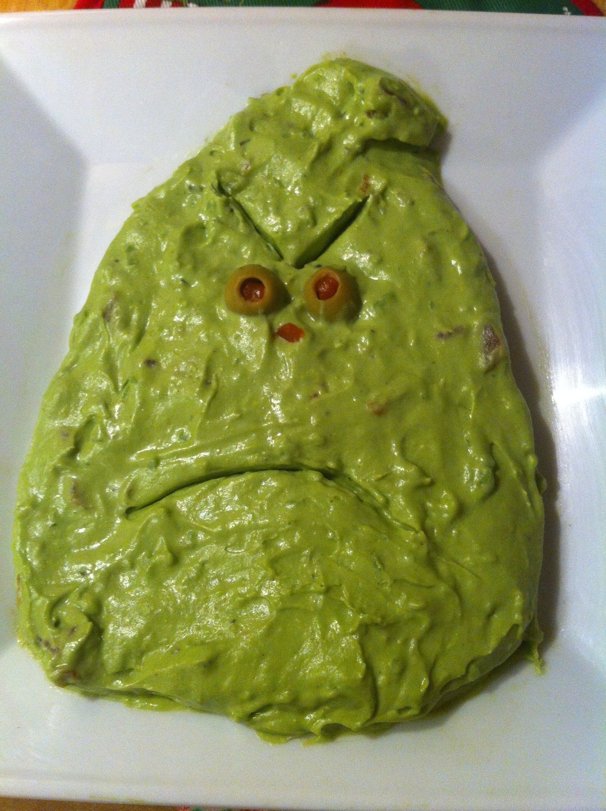 The Grinch Made Out of Guacamole