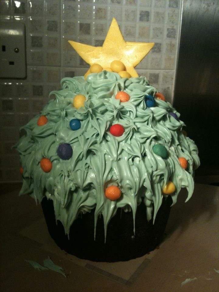 Cake With Way Too Much Green Icing