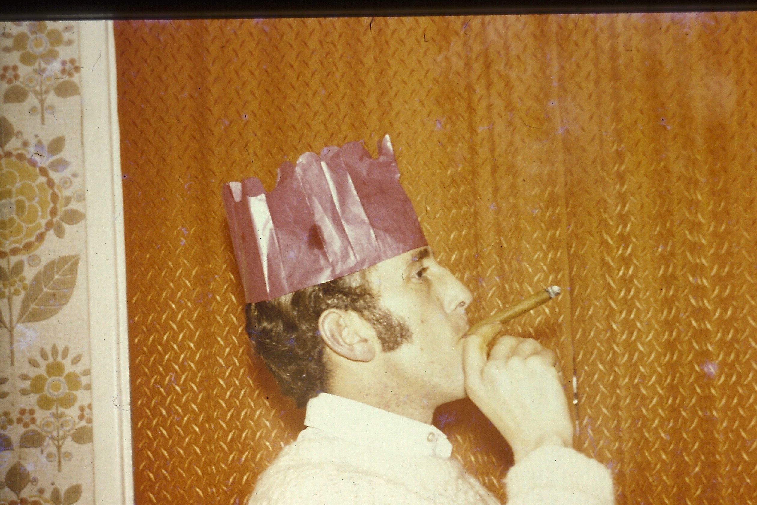 Looking good in a paper crown