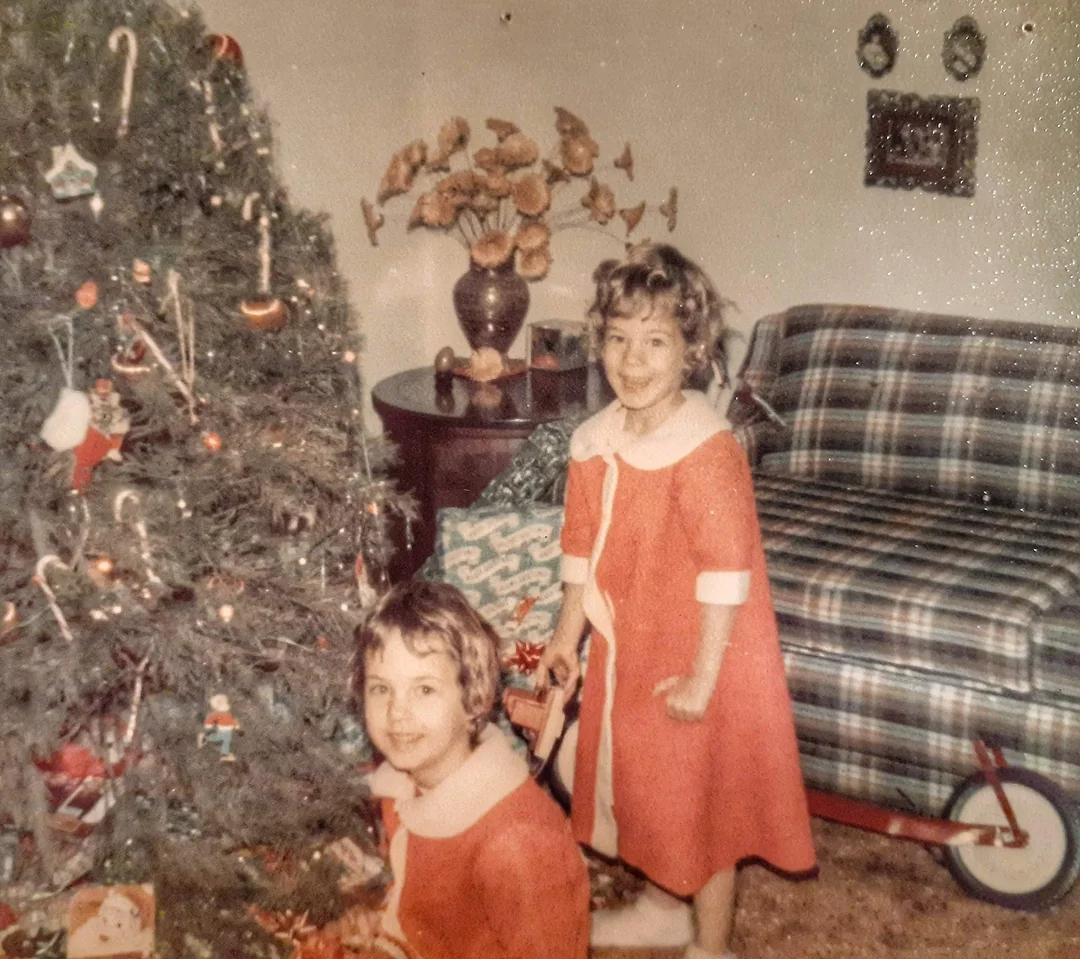 Christmas dresses in the morning light