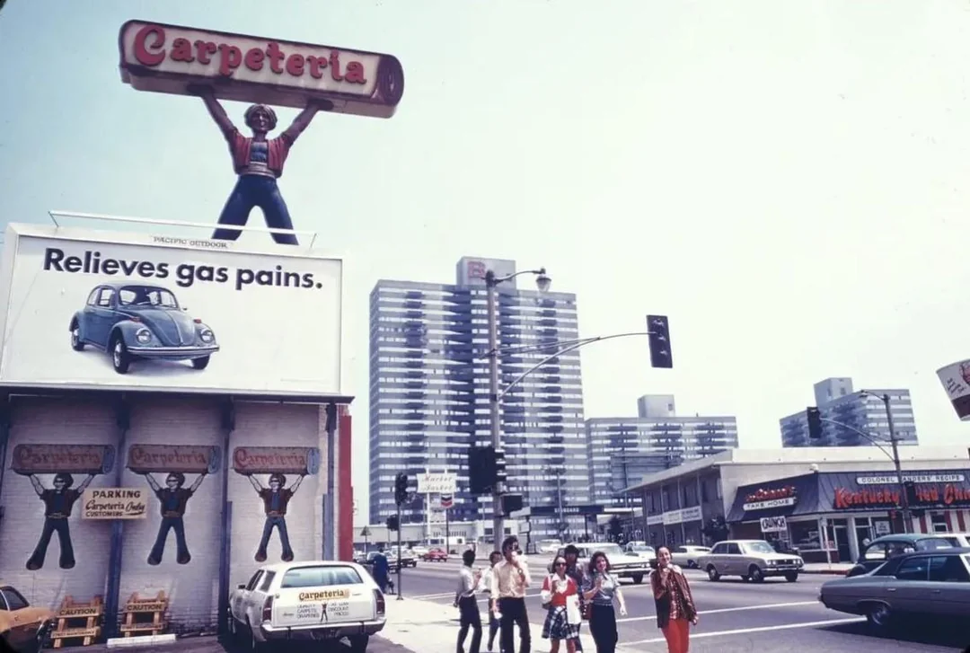 Around the streets in 1973