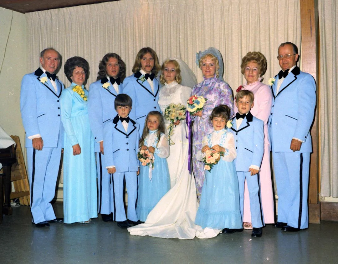The most 1973 wedding imaginable