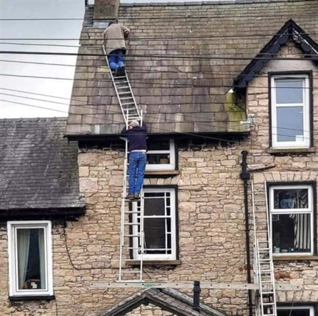 Ladders working against gravity
