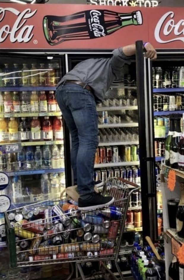 He has a climbing system