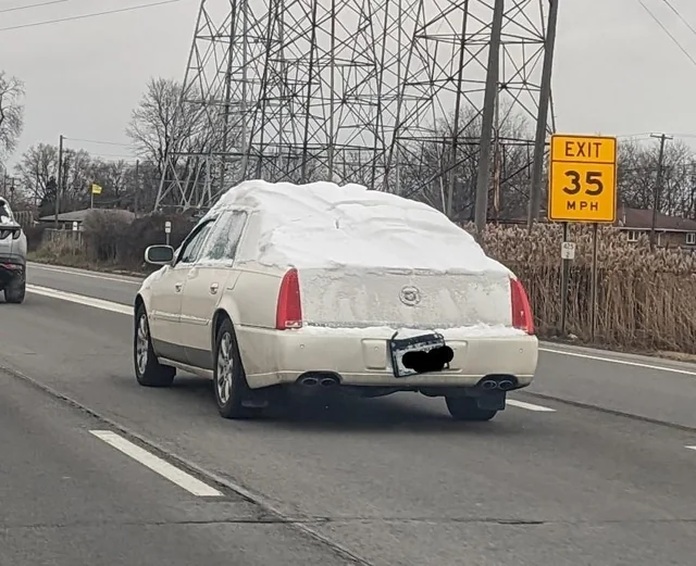 First snowfall of the year