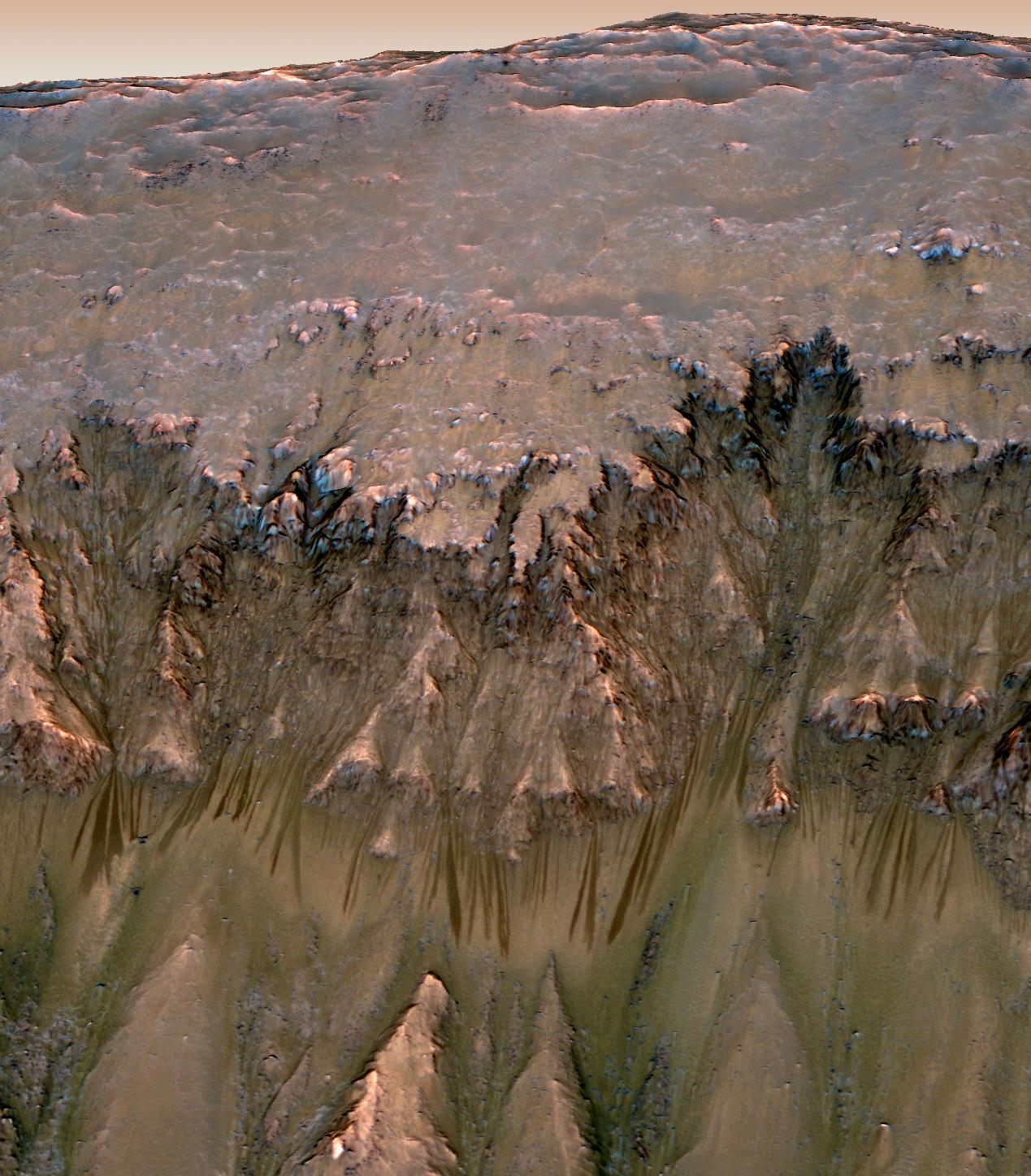 Mars' slope lineae