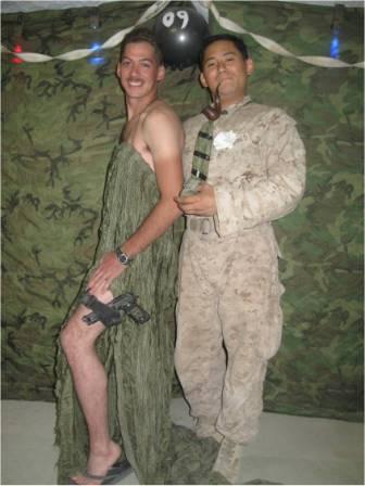 Marines celebrate prom in afghanistan 2009