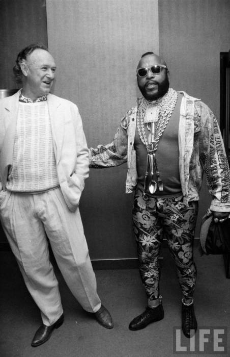Mr. T and Gene Hackman