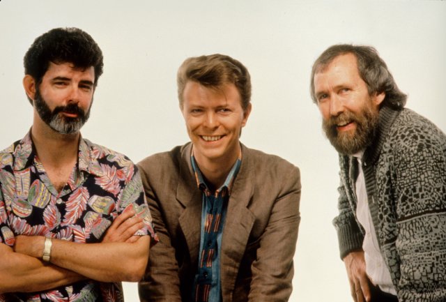 George Lucas, David Bowie and Jim Henson