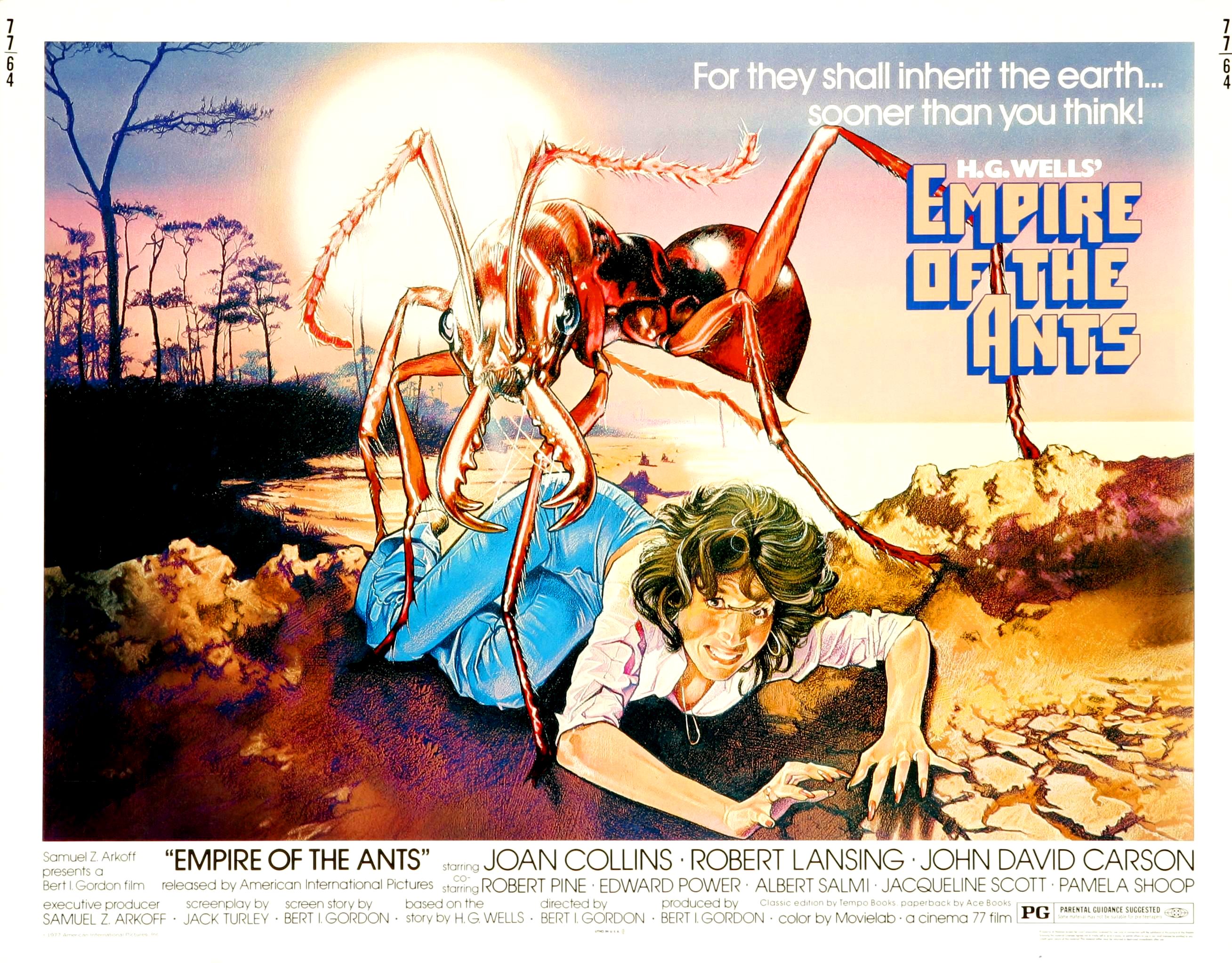empire of the ants movie poster - For they shall inherit the earth... sooner than you think! Hewelry Empire Of The Lante runch "Empire Of The Ants" Seni Gordon Bed by American tomational E Va Joan Collins Robert Lansing John David Carson Robert Pine Edwar