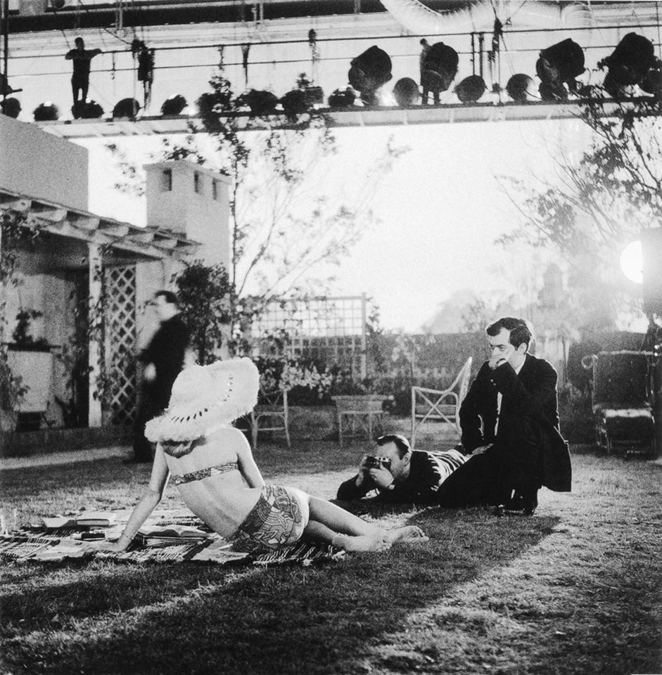 Stanley Kubrick On the set of Lolita