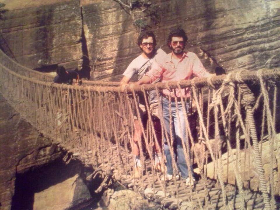 George Lucas and Steven Spielberg Indiana Jones and the Temple of Doom