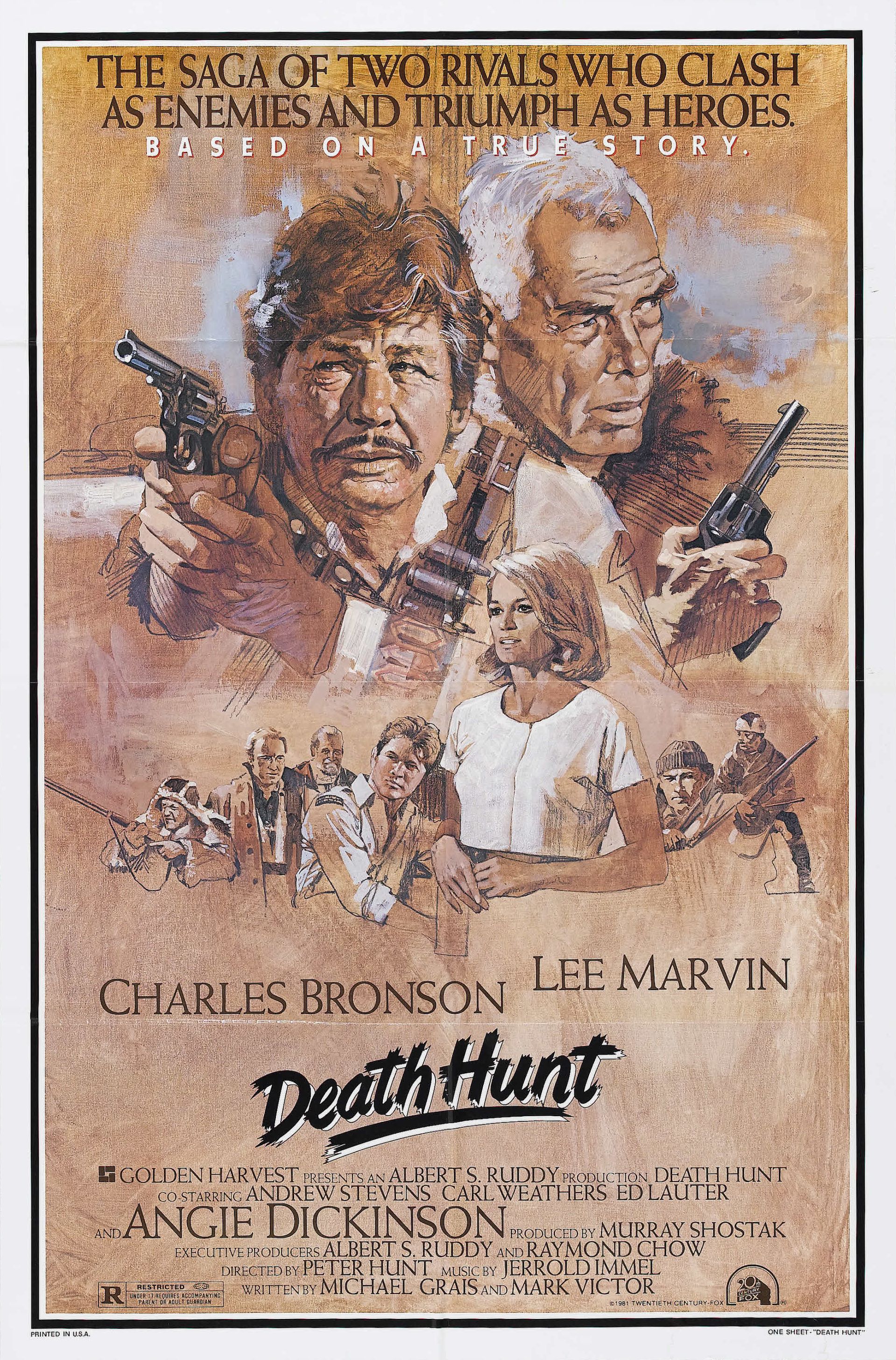death hunt movie - The Saga Of Two Rivals Who Clash As Enemies And Triumph As Heroes Based On A Triestory. Charles Bronson Lee Marvin Death Hunt Colden Harvestadesiverths Eduter Angie Dickinson. Murray Shostak M A Tekt S Ruloy Raymond Chow Erhunderrocd In