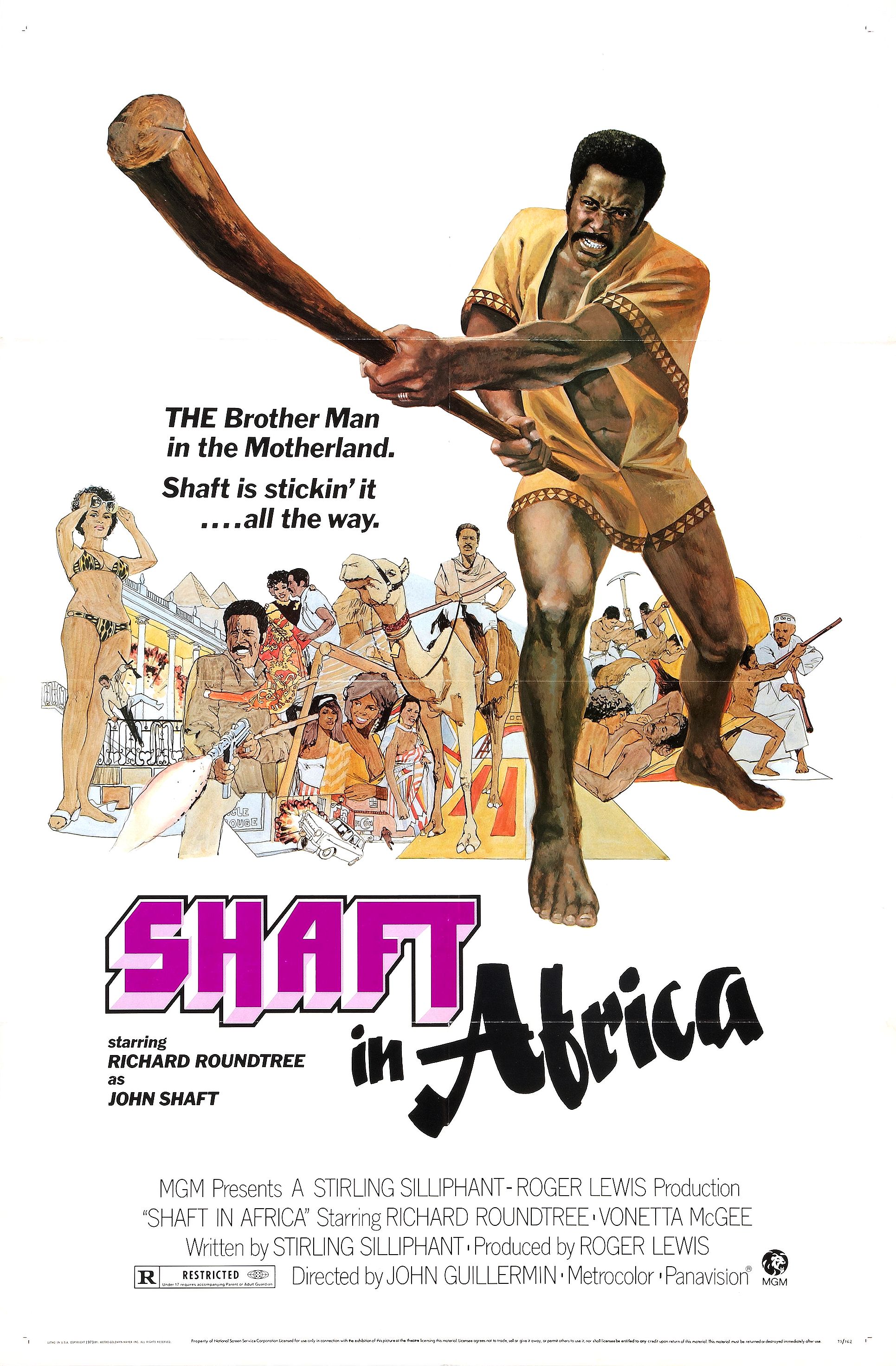 shaft in africa 1973 - The Brother Man in the Motherland. Shaft is stickin' it ... all the way. Ehaft Richard Roundtree John Shaft Mom Presents A String SllpwntRoger Lewis Production Shaft In Africa Starring Richard Roundtree Vonetta Mogee Vintten by Stru