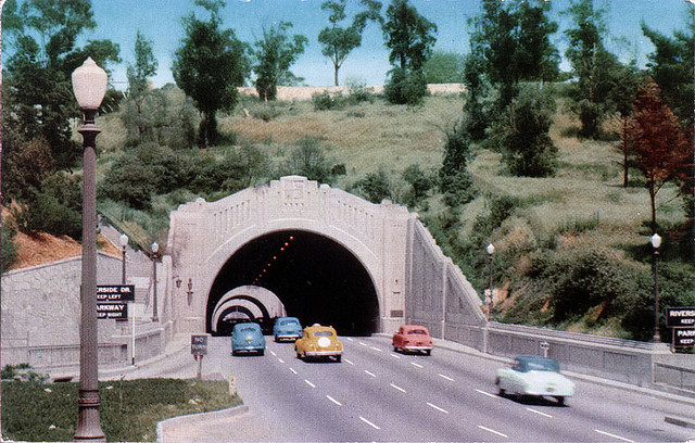 Figueroa Tunnel First freeway in the U.S. - 1940's