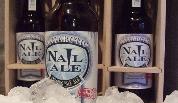 Beer: Antarctic Nail Ale ($800 to $1,815 per bottle 500ml)