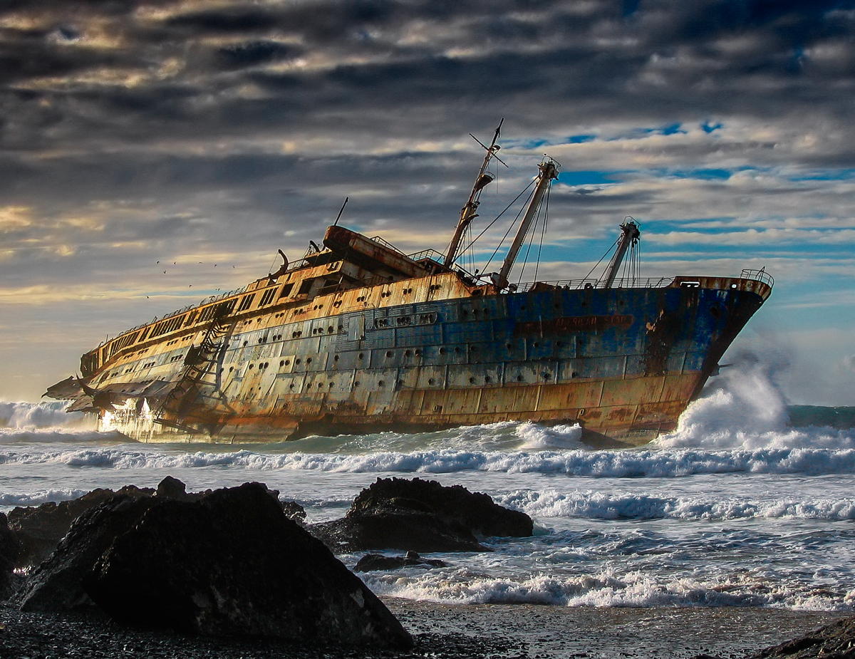 Wreck of the SS America - Fuerteventura, Canary Islands