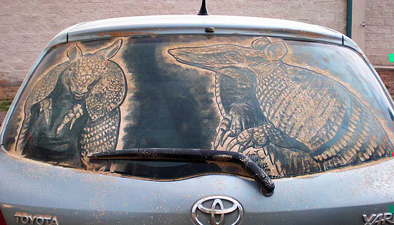 38 Dirty Car Drawings that are Works Oof Art
