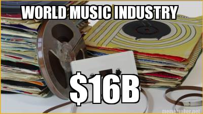 _WORLD Music Industry S $16B mememaker.net