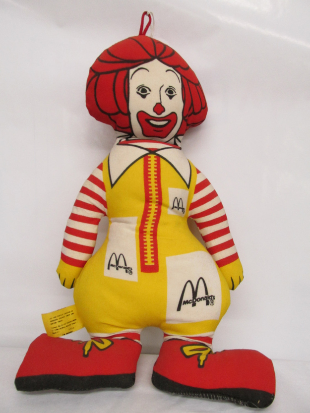 Ronald McDonald Cloth Doll (1984)