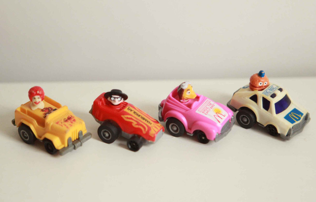 McDonalds Pullback Race Cars (1985)
