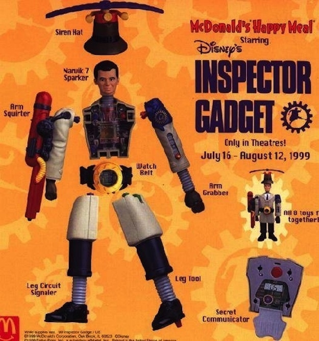 Inspector Gadget Body Parts (1999)
