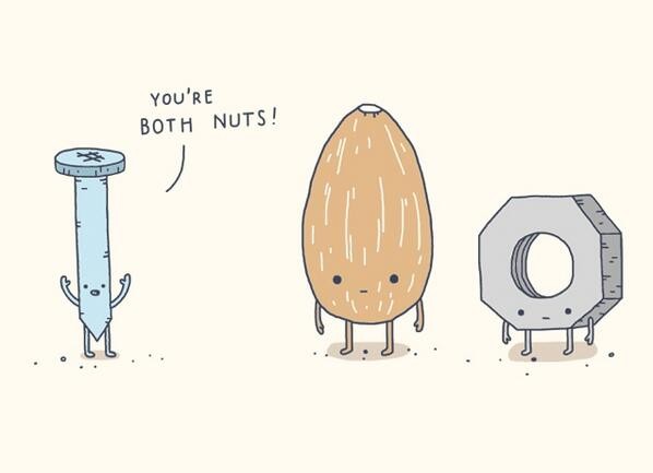 you are both nuts - You'Re Both Nuts!