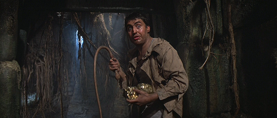 Raiders was Alfred Molina's screen debut.  His first scene on his first day of shooting involved being covered in tarantulas.