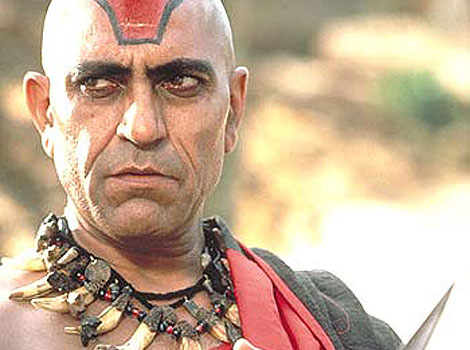 Amrish Puri shaved his head for the role of Mola Ram in Temple of Doom.  This created such an impression that he kept it shaved and became one of India's most popular film villians.