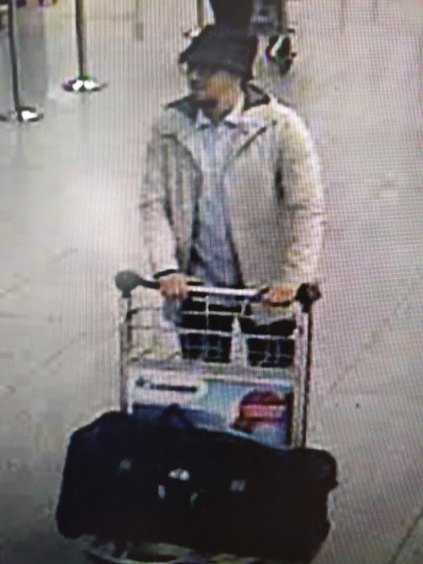 This man is the third and still at large. The Brussels police are asking "Do you know this man?"